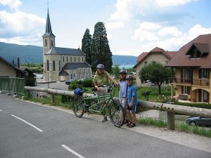 Bicycling Franch Alps