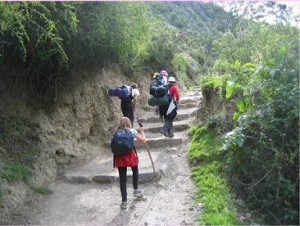 Hiking inca