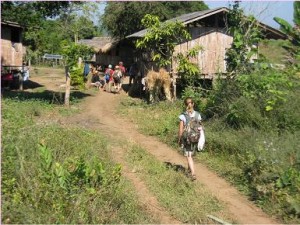 Burmese village