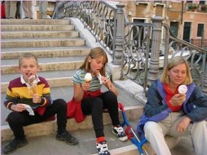 Country with the best ice-cream: Italy (You'll have to search hard for the Gelato shop in Venice, but it's worth it!)